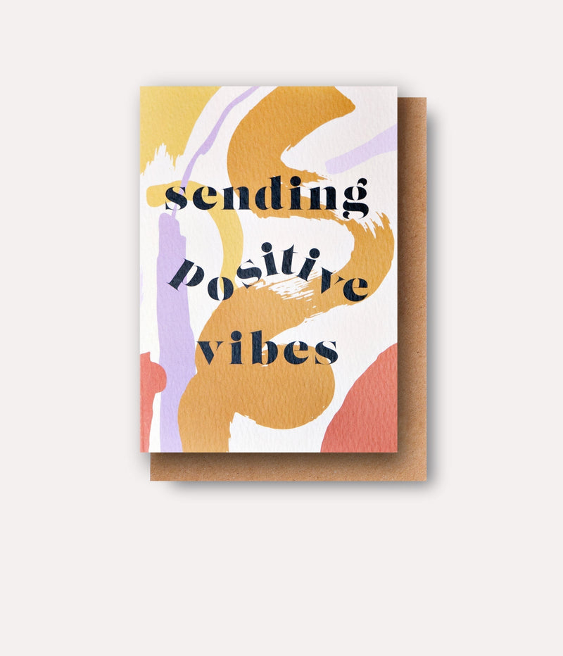 The Completist Sending Positive Vibes Card