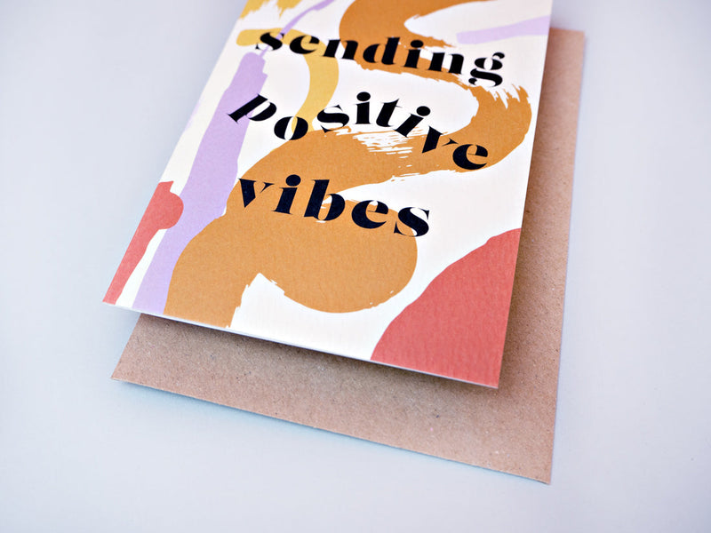 The Completist Sending Positive Vibes Card