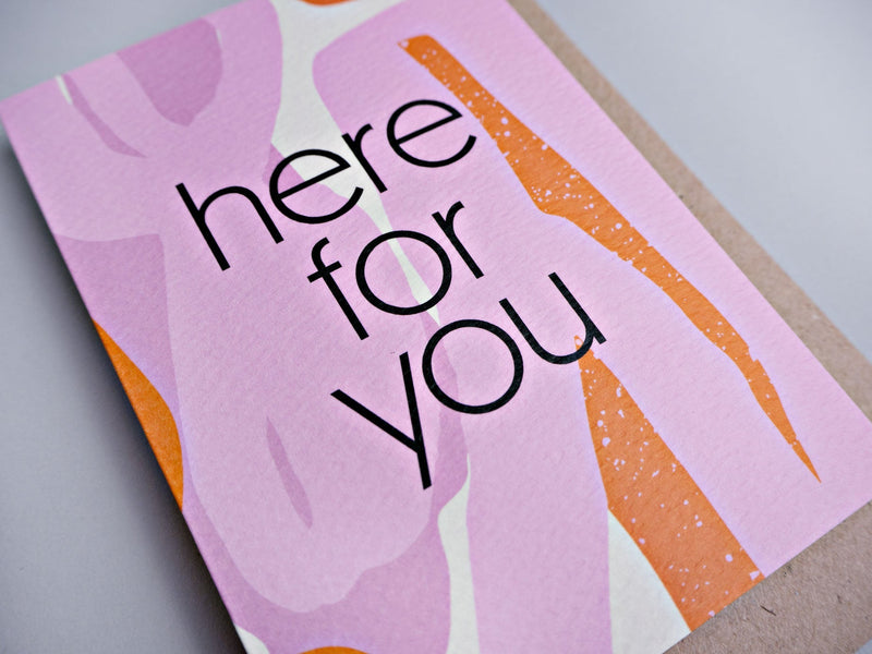 The Completist Here For You Card