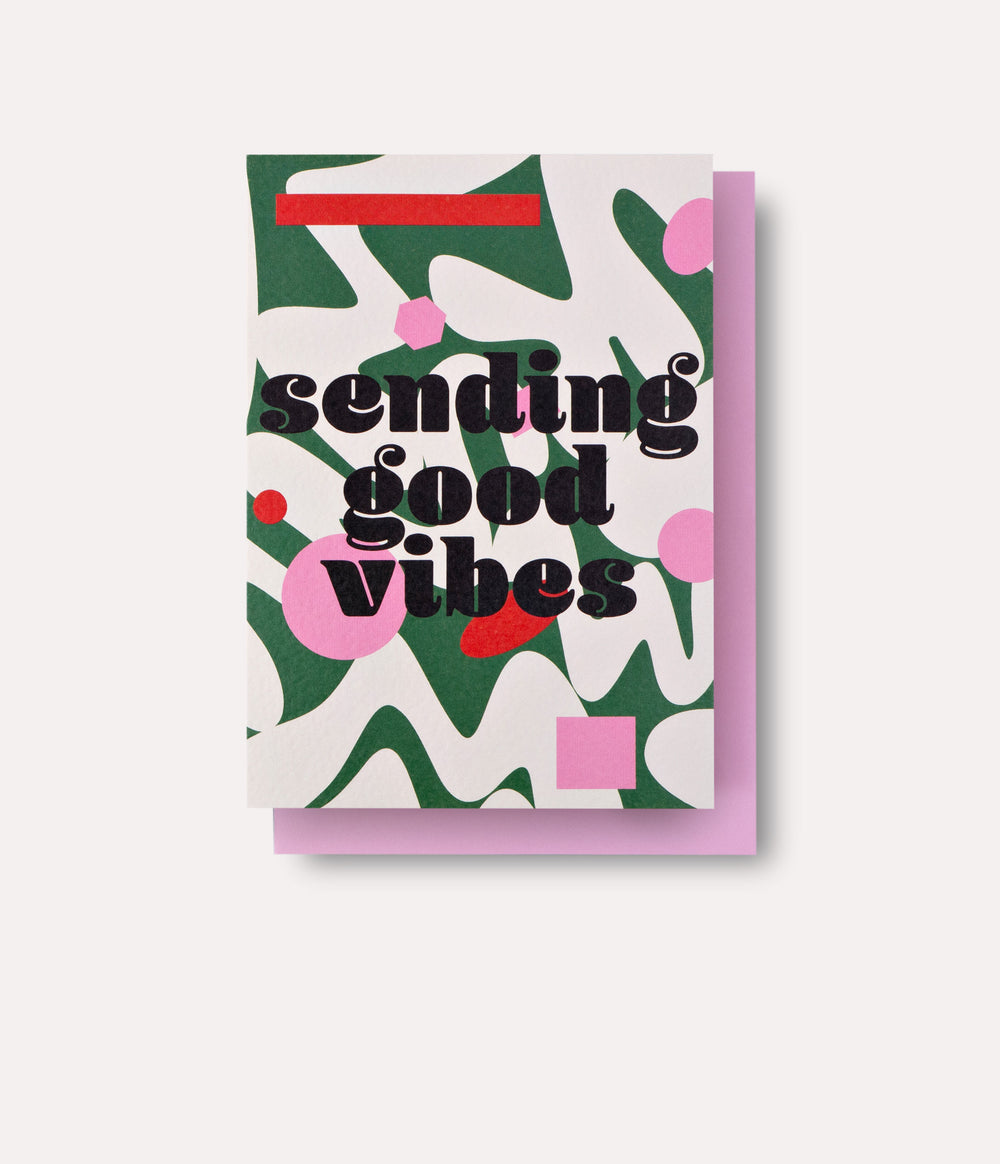 August Good Vibes Card