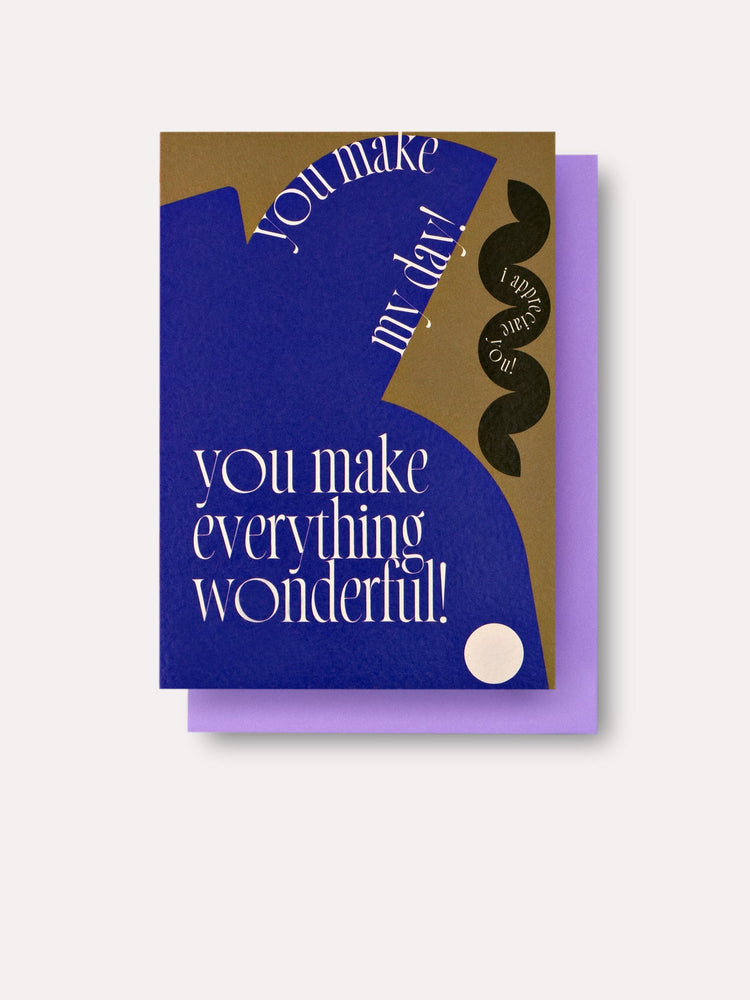 The Completist Deco Wonderful Card