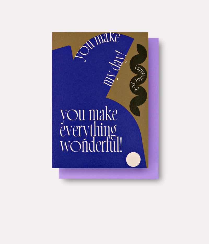 The Completist Deco Wonderful Card