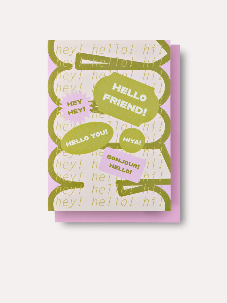 The Completist Hinoki Hello Card