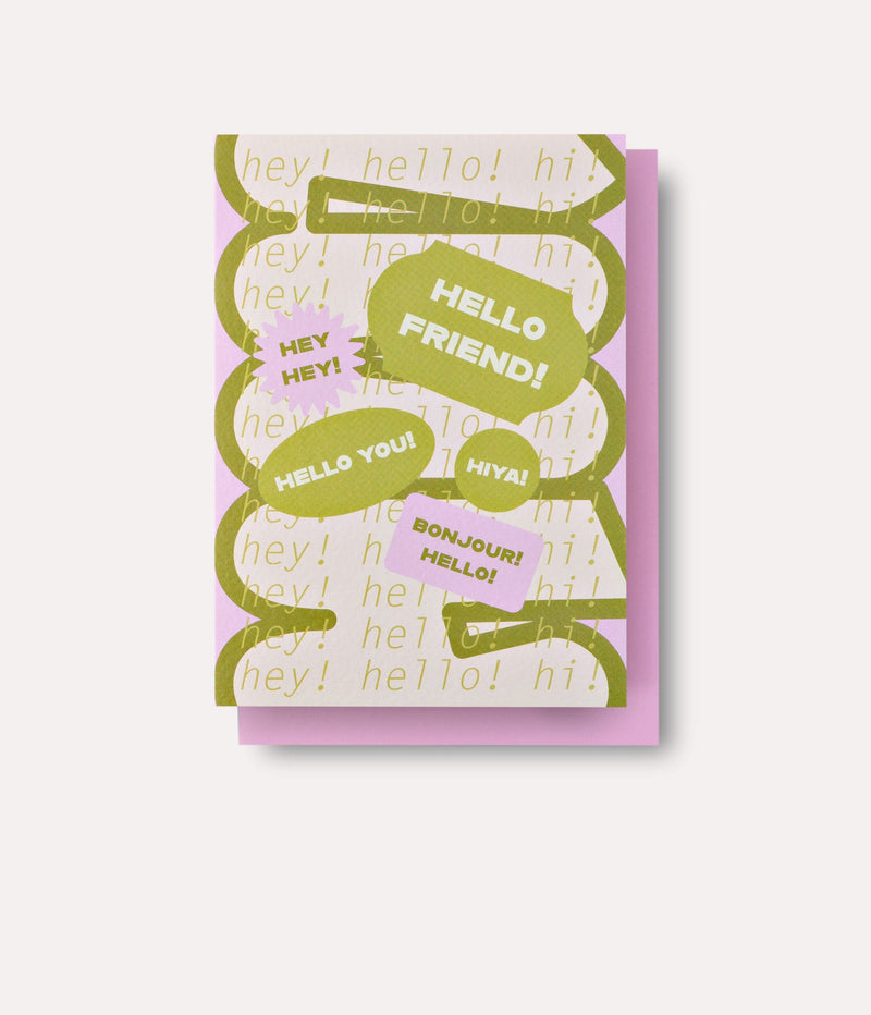 The Completist Hinoki Hello Card