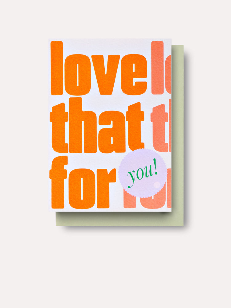 Violet Love That for You Card