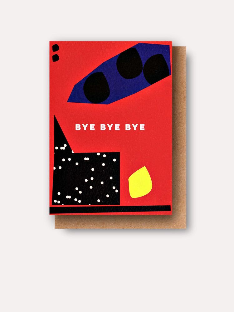 The Completist Bye Bye Bye Cut Out Card