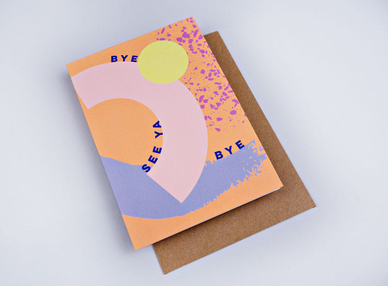 The Completist Bye Seeya Bye Card