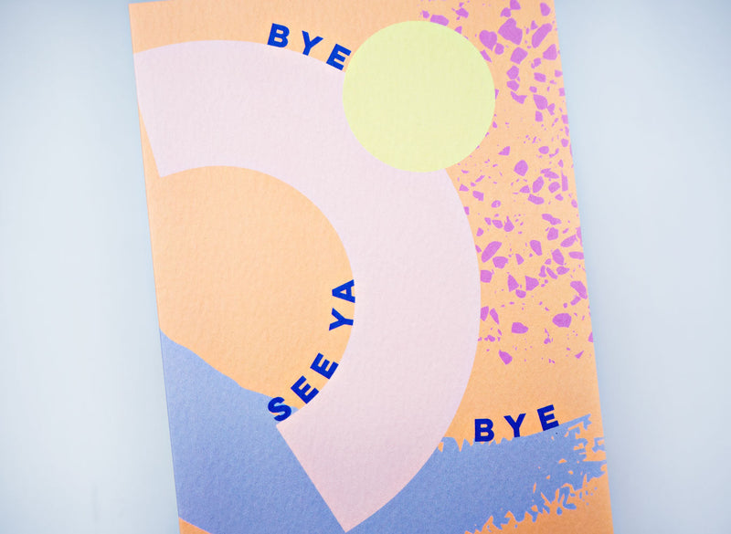 The Completist Bye Seeya Bye Card