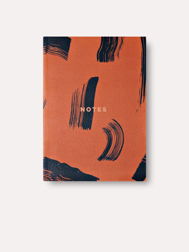 The Completist Peach Shadow Brush Layflat Notebook