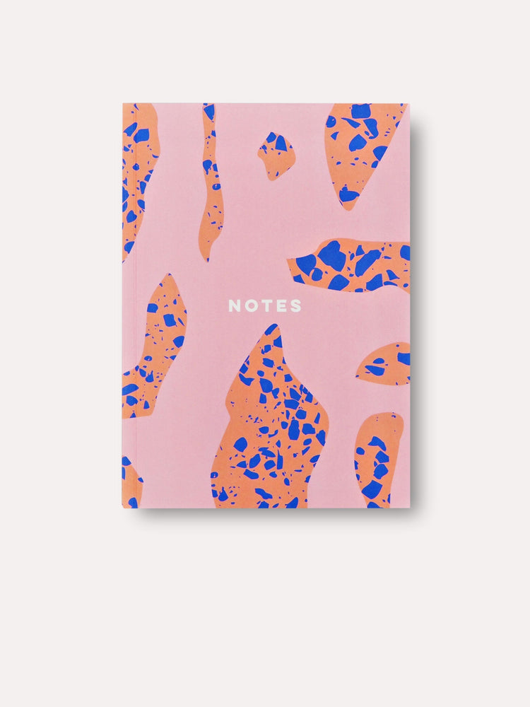 The Completist Terrazzo Shapes Layflat Notebook