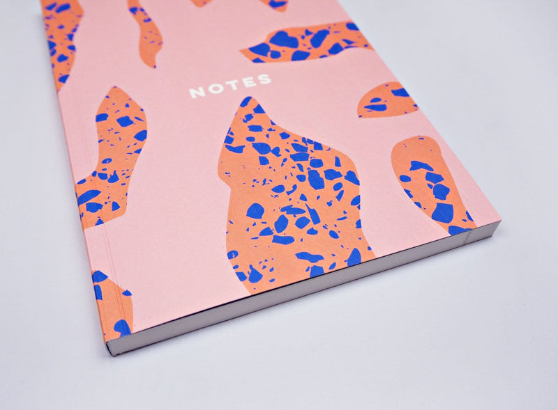 The Completist Terrazzo Shapes Layflat Notebook