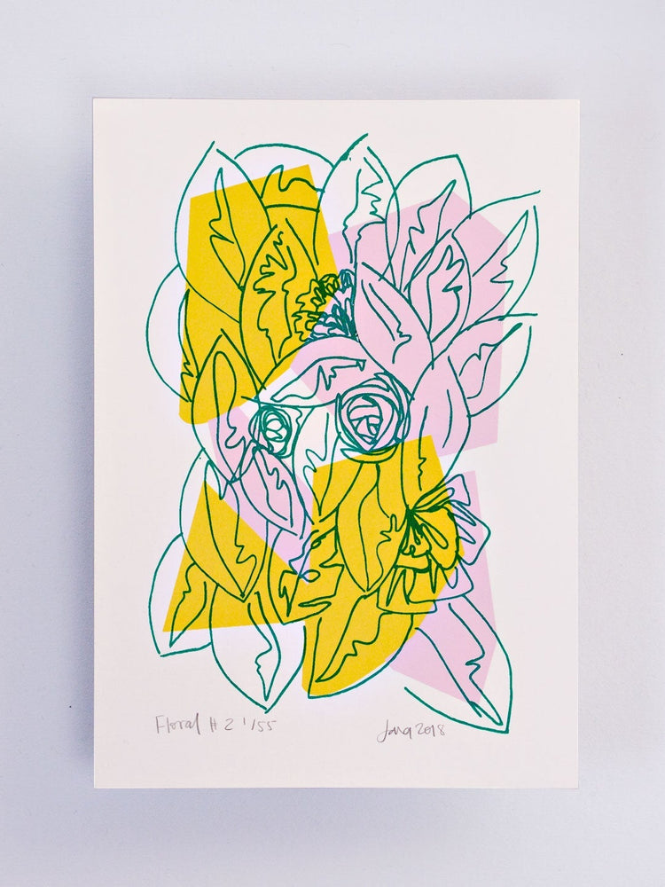 The Completist Floral #2 Limited Edition Screen Print