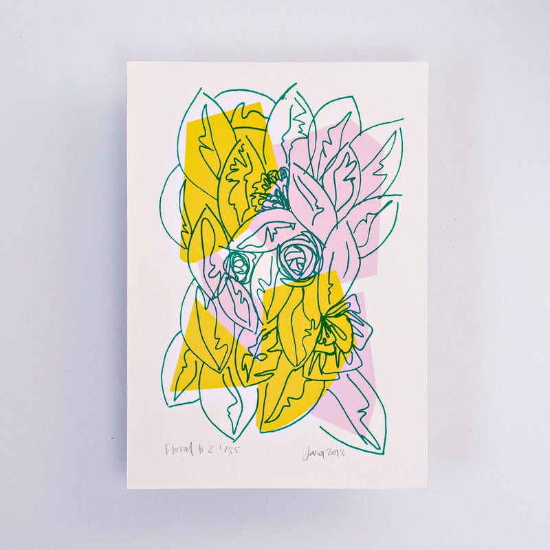 The Completist Floral #2 Limited Edition Screen Print