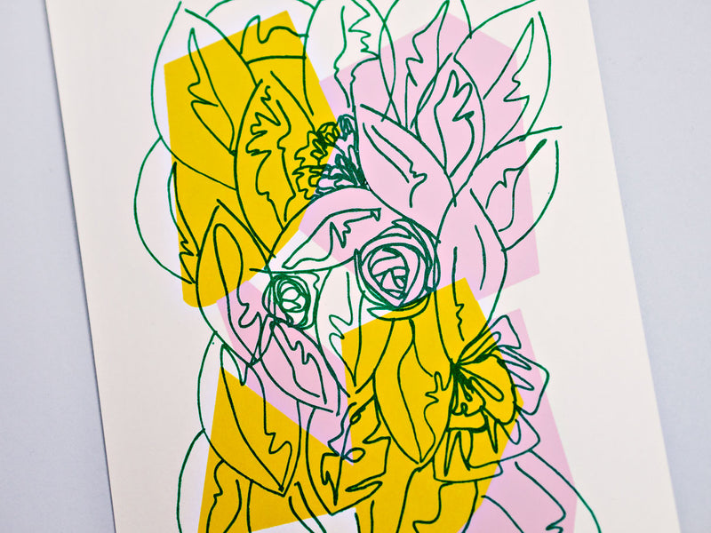 The Completist Floral #2 Limited Edition Screen Print