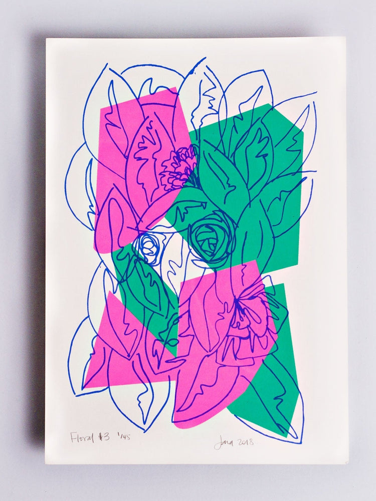 The Completist Floral #3 Limited Edition Screen Print