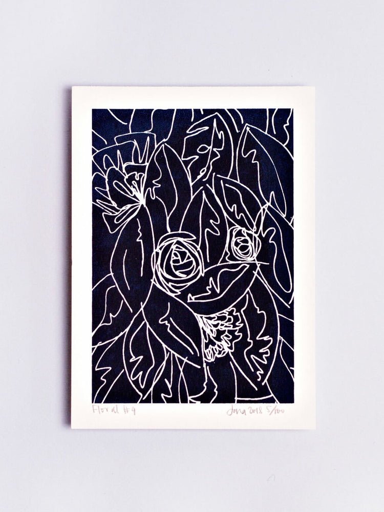 The Completist Floral #4 Limited Edition Screen Print