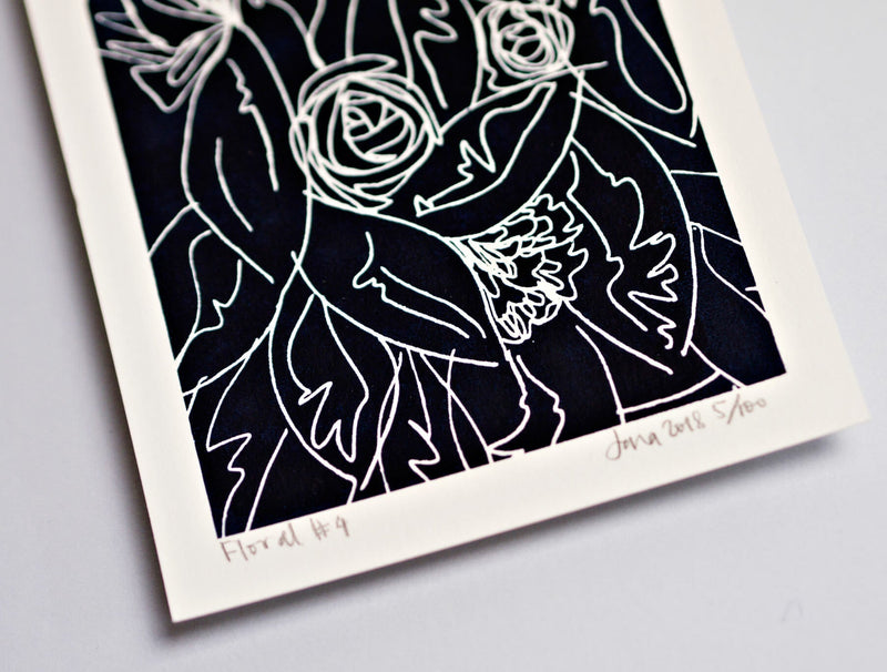 The Completist Floral #4 Limited Edition Screen Print