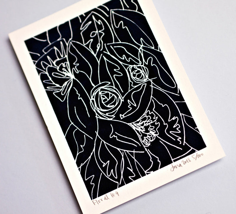 The Completist Floral #4 Limited Edition Screen Print