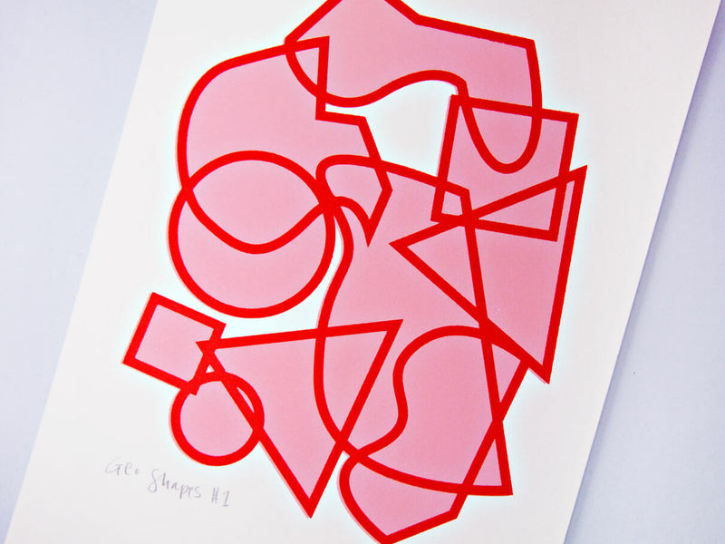 The Completist Geo Shapes #1 Limited Edition Screen Print