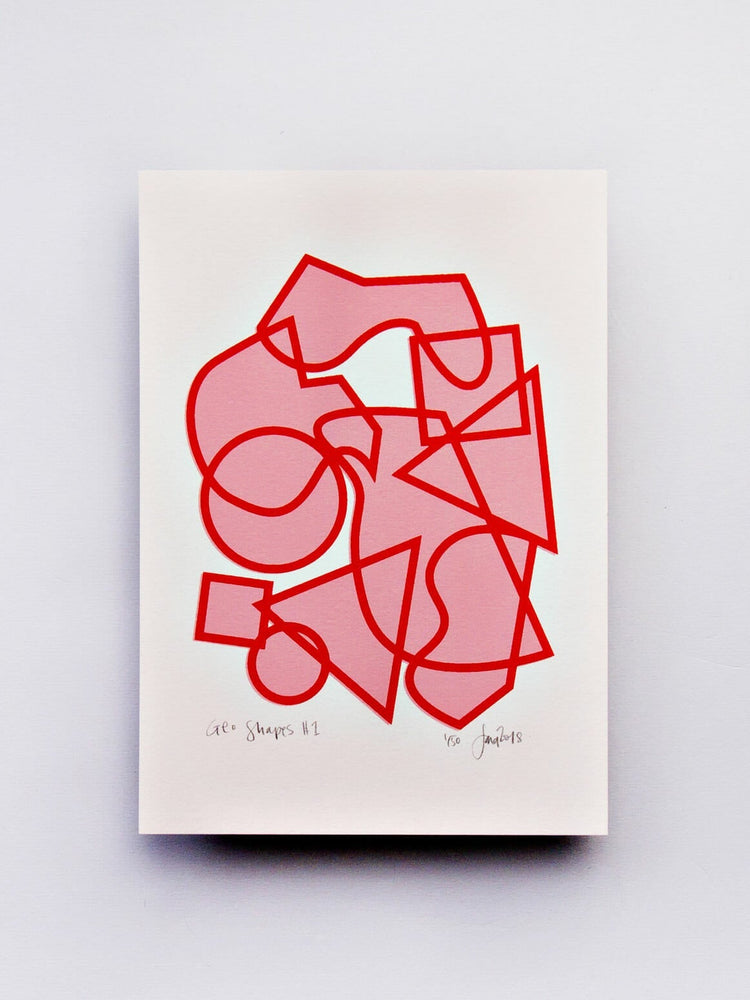 The Completist Geo Shapes #1 Limited Edition Screen Print