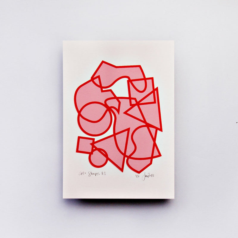 The Completist Geo Shapes #1 Limited Edition Screen Print