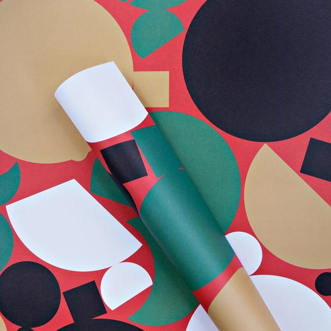 The Completist Christmas Moonscape Gift Wrap