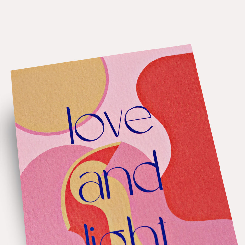 Laurel Love and Light Card