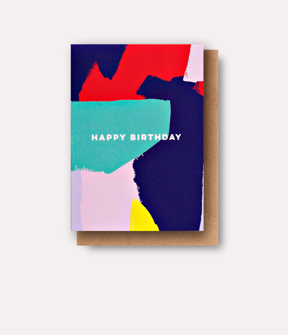 Bright Painter Birthday Card