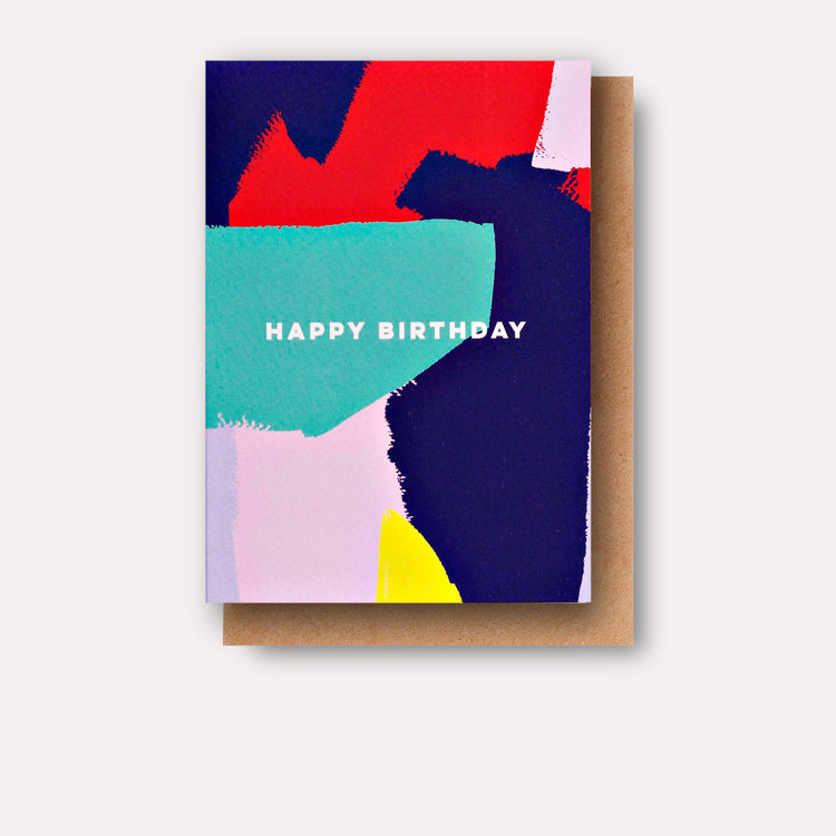 Bright Painter Birthday Card