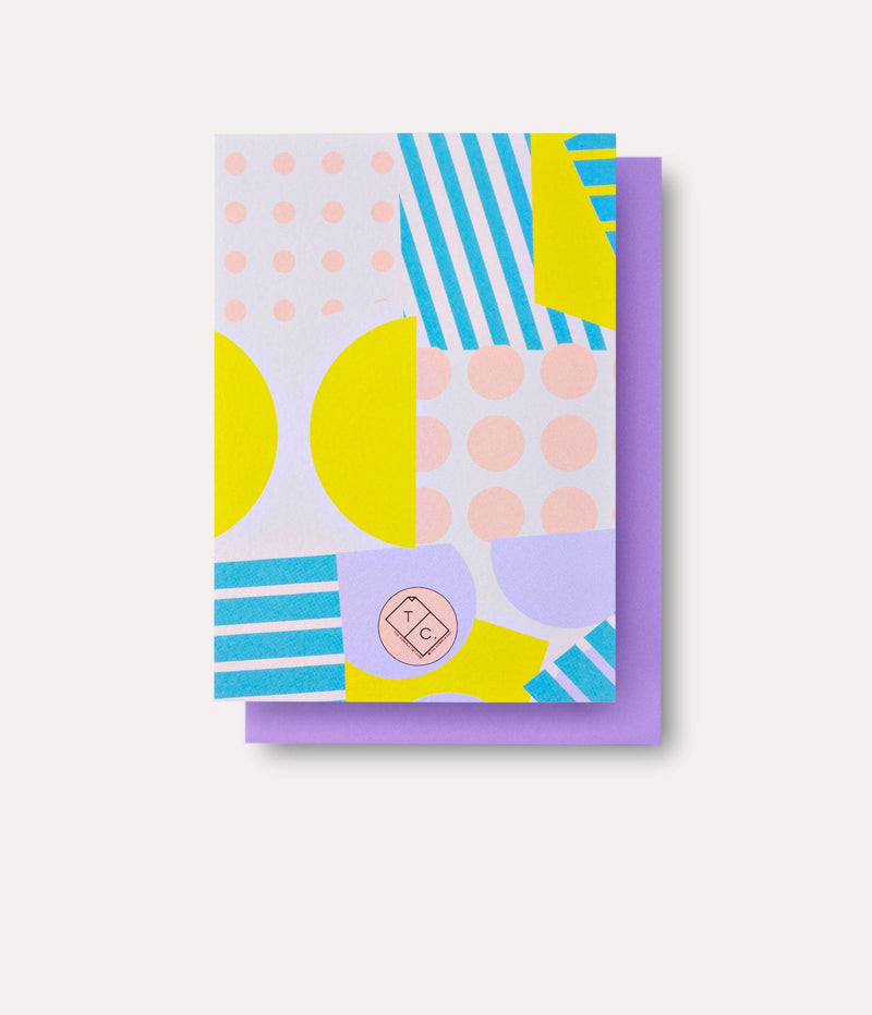 The Completist Spots + Stripes Birthday Card