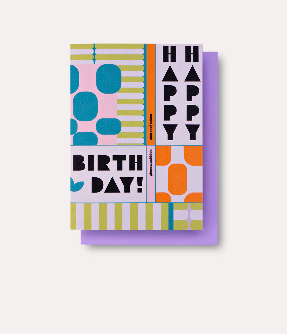 Hinoki Birthday Card Set