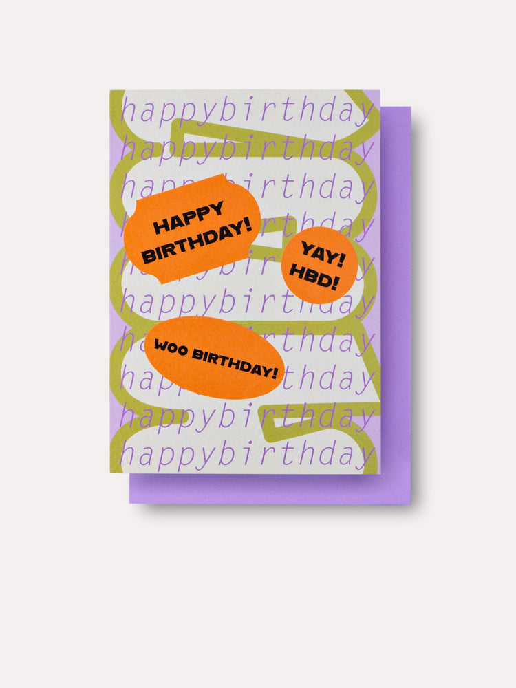 The Completist Hinoki Birthday Card Set