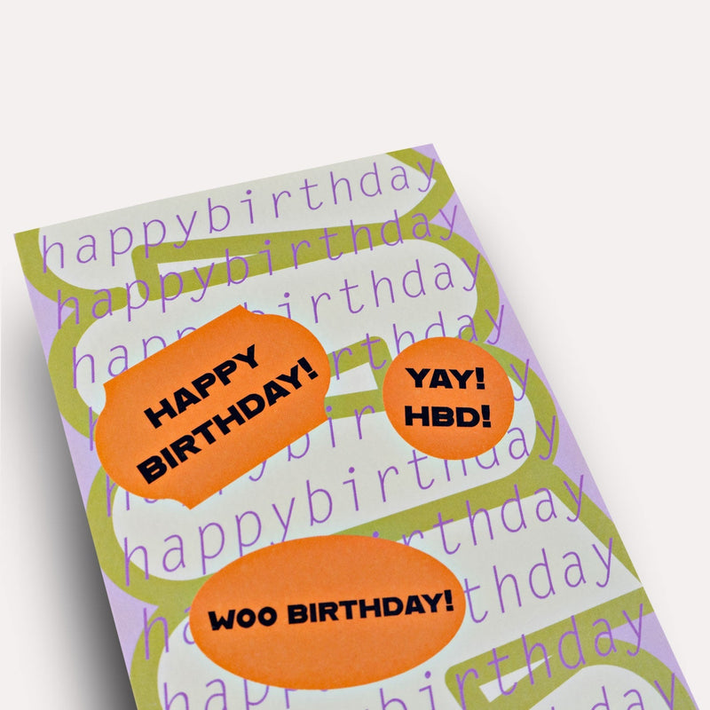 The Completist Hinoki Birthday Card