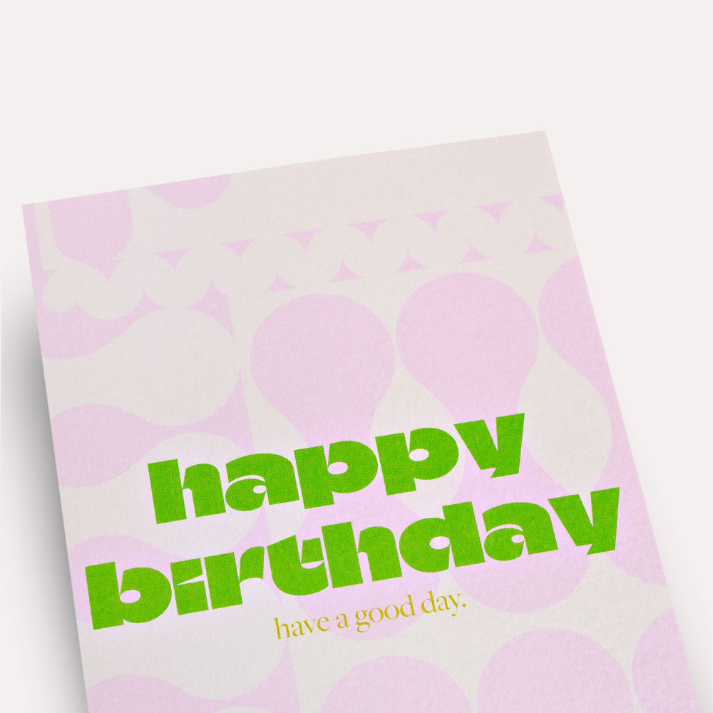 Fete Birthday Card