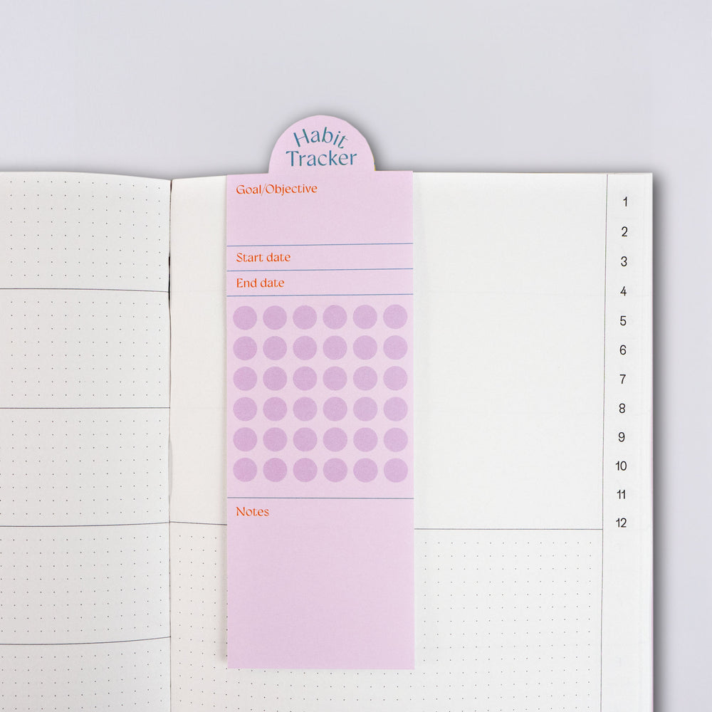 Seoul Habit Tracker Bookmark Set