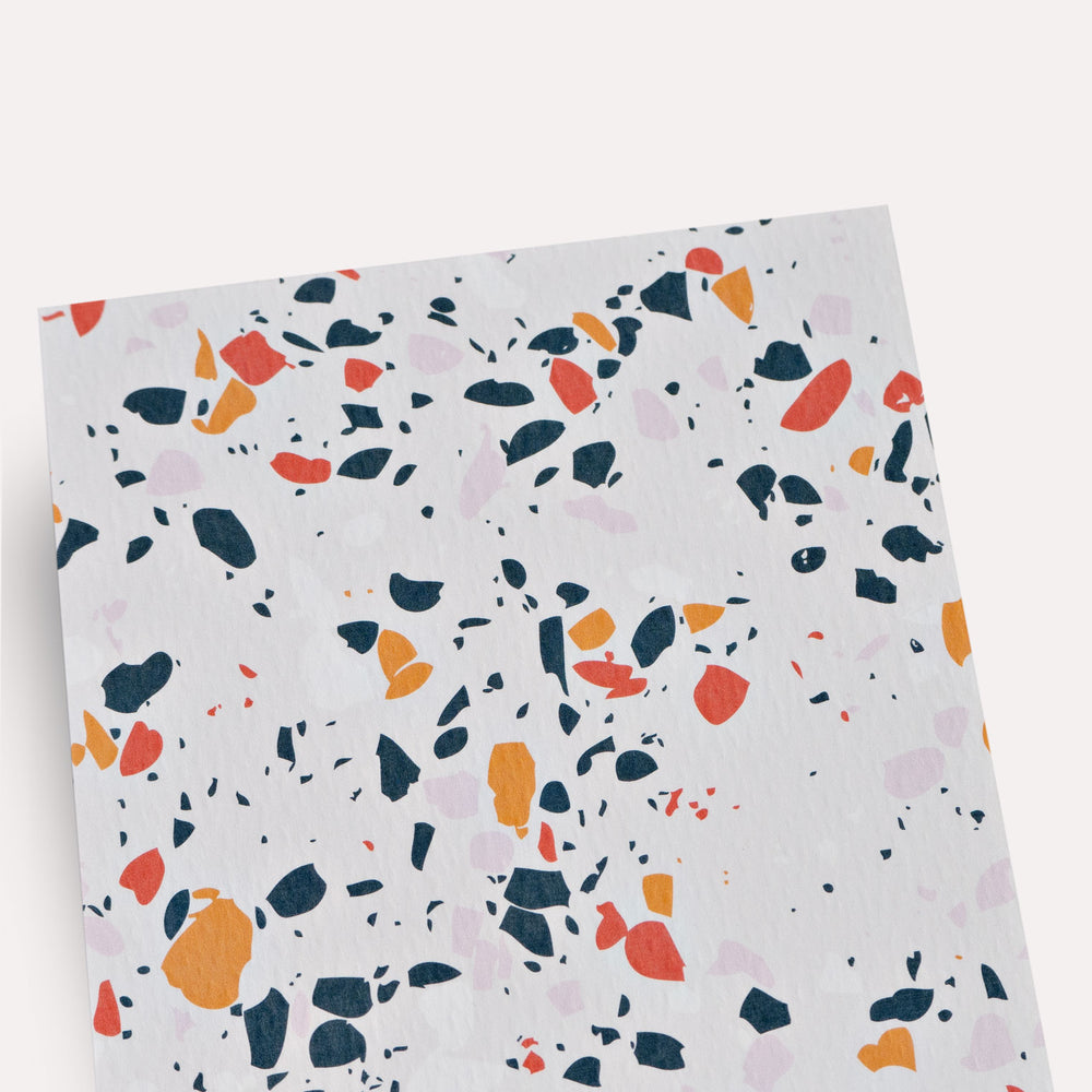 Mustard Terrazzo Art Card