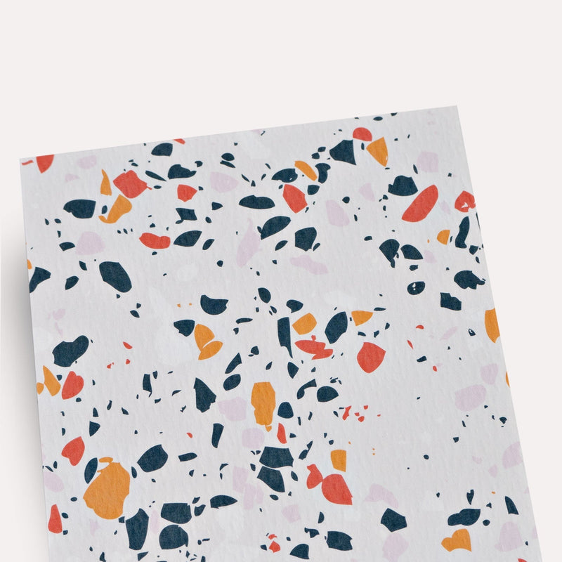 The Completist Mustard Terrazzo Art Card