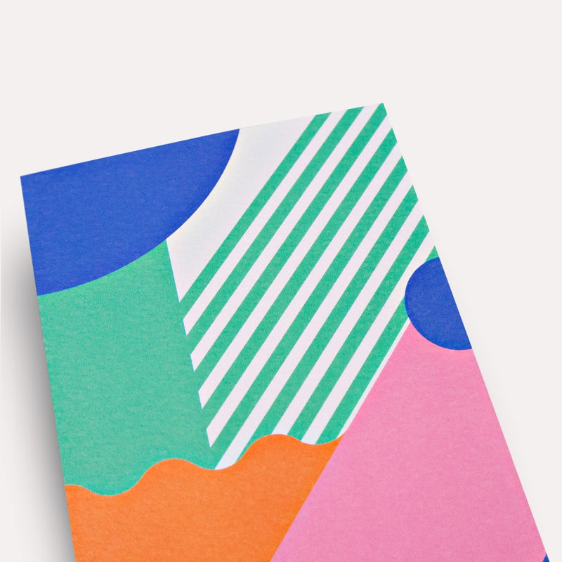 The Completist Miami Stripes Art Card