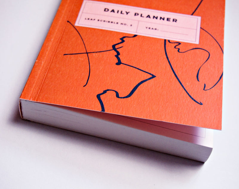 The Completist Leaf Scribble Undated Daily Planner