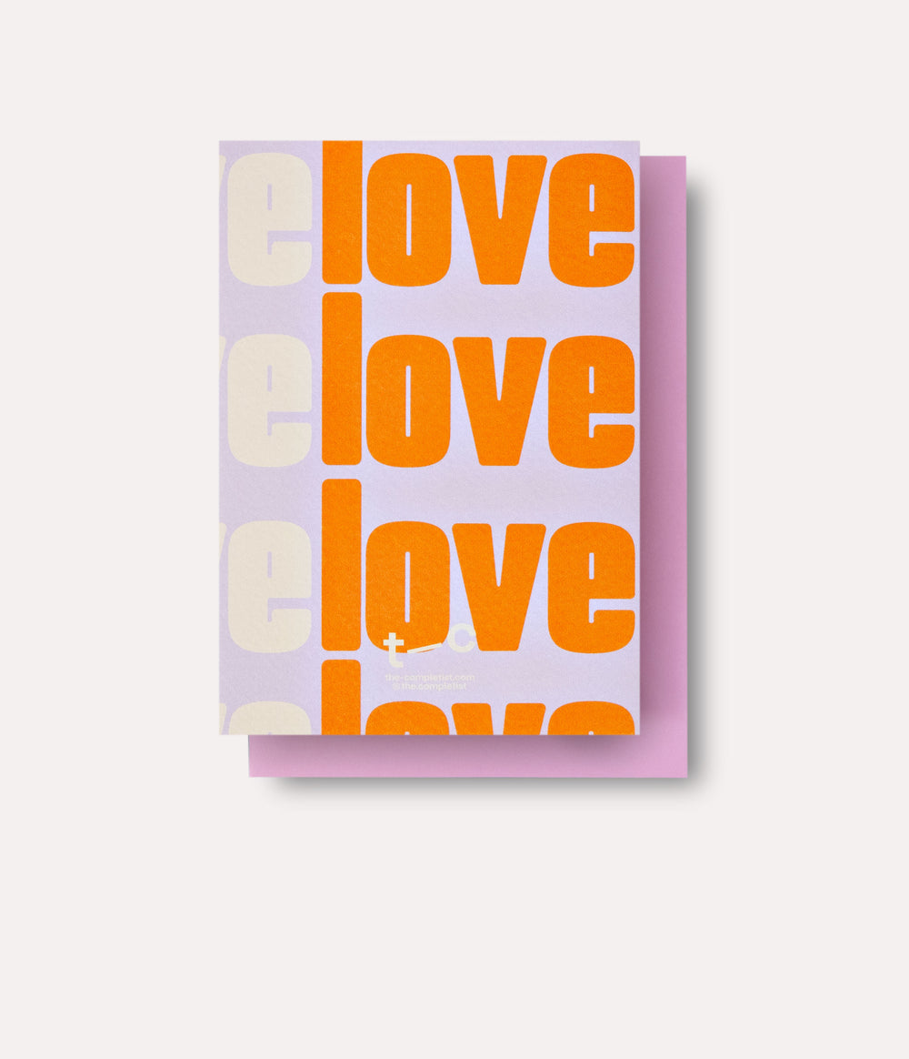 Violet Love You Card