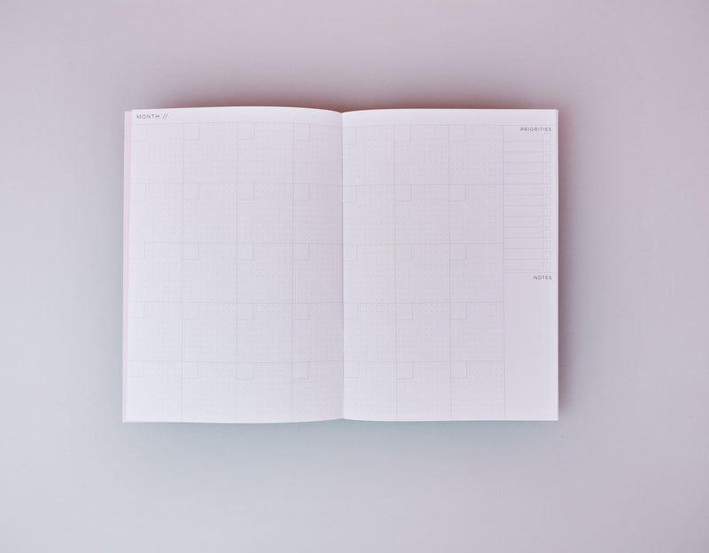 The Completist Orchard Slimline Month Planner