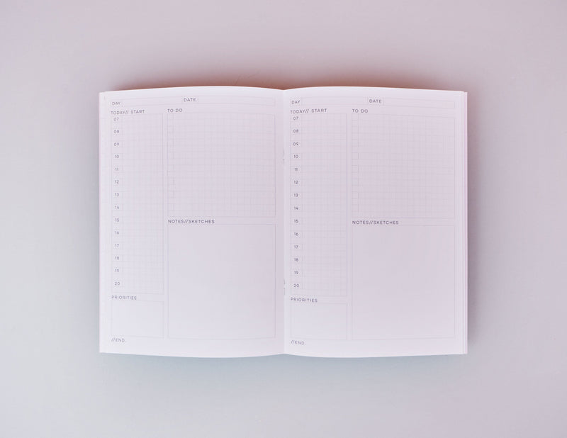 The Completist Bristol Slimline Month Planner