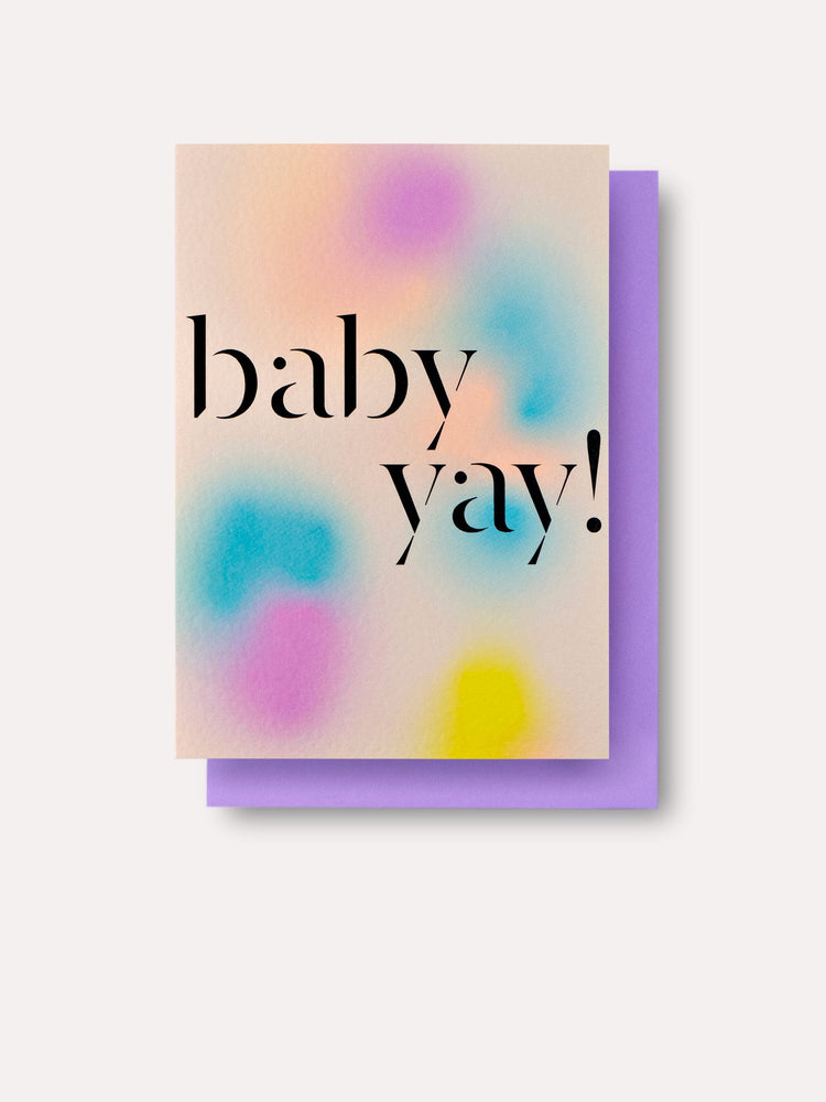 The Completist Gradient Baby Card