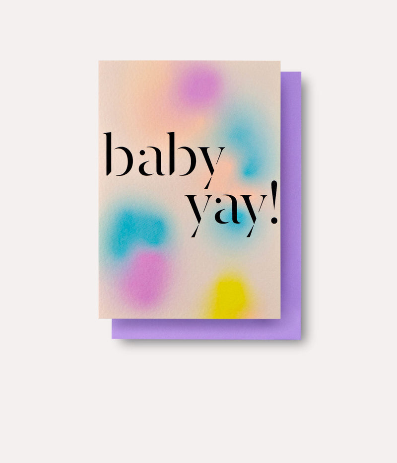 The Completist Gradient Baby Card