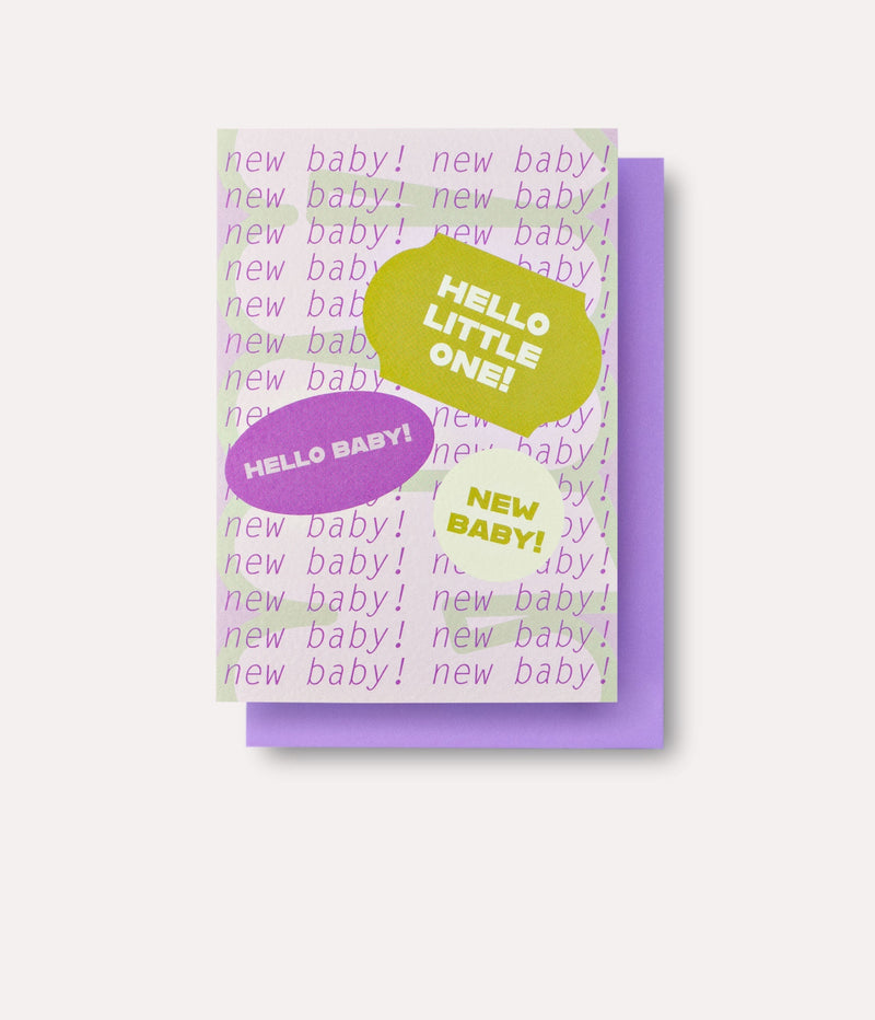 The Completist Hinoki New Baby Card