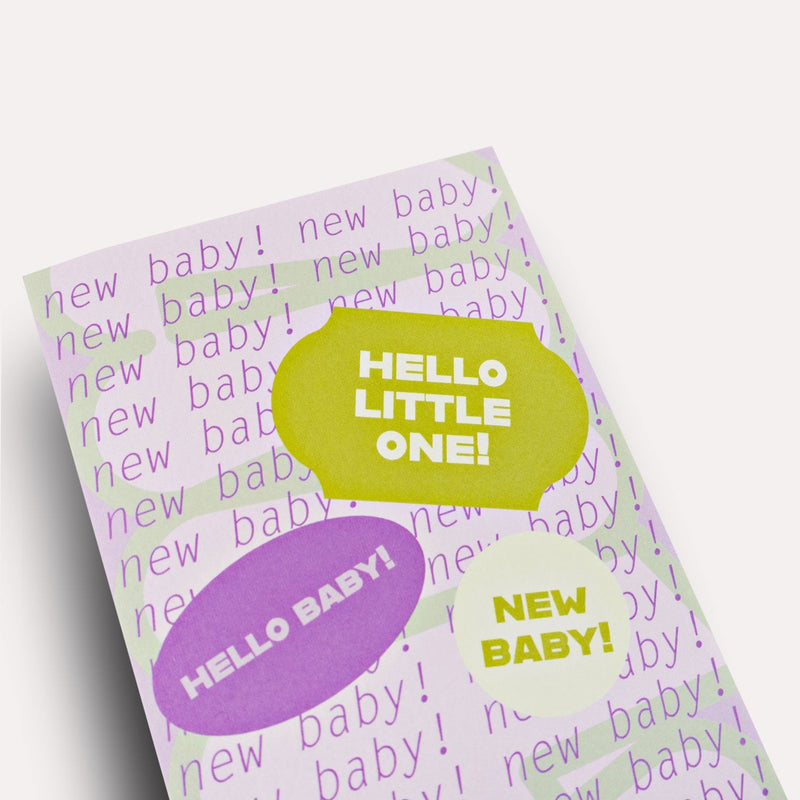 The Completist Hinoki New Baby Card