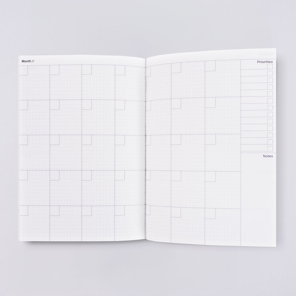 Hinoki Undated Weekly Planner Book