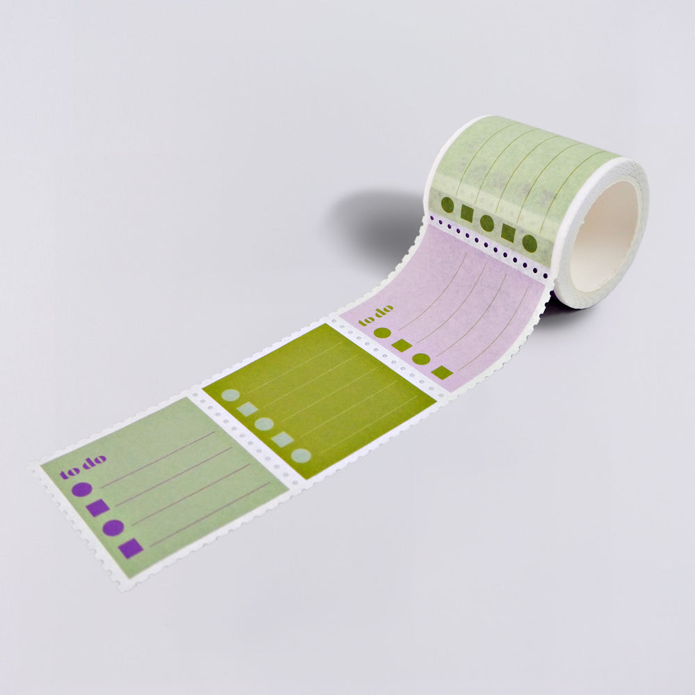 Hinoki To Do Giant Stamp Washi Tape