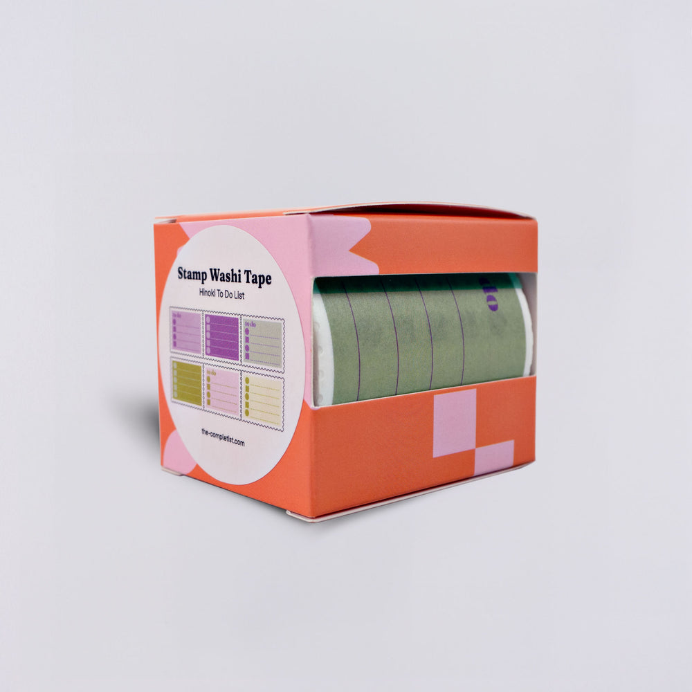 Hinoki To Do Giant Stamp Washi Tape