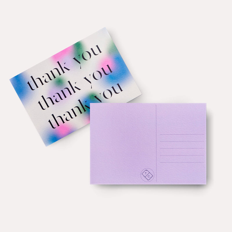 The Completist Gradient Postcard